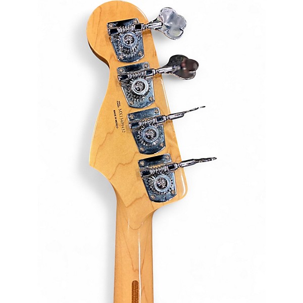 Used 2013 Fender Blacktop Jazz Bass White Chrome Pearl Electric Bass Guitar