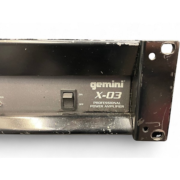 Used Gemini X03 Power Amp