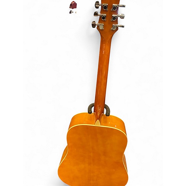 Used Silvertone SD300PK Natural Acoustic Guitar