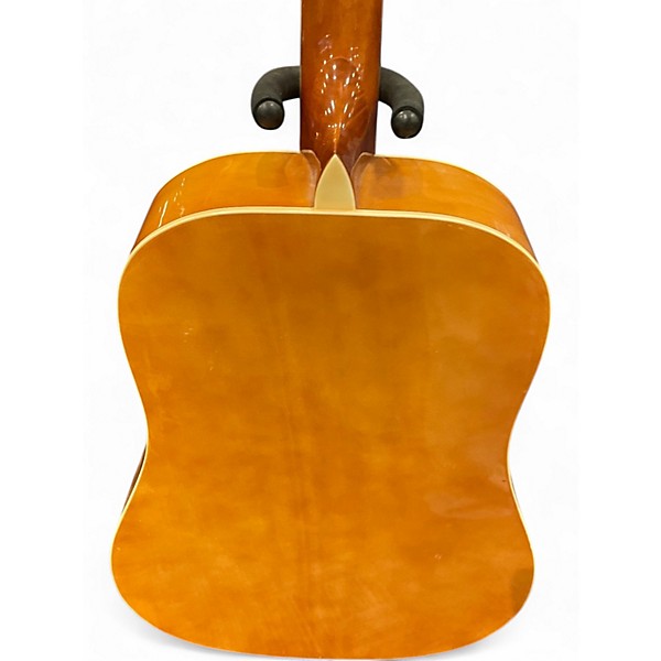 Used Silvertone SD300PK Natural Acoustic Guitar