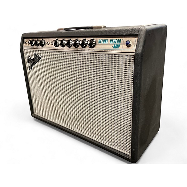 Used Fender 68 CUSTOM DELUXE REVERB Tube Guitar Combo Amp