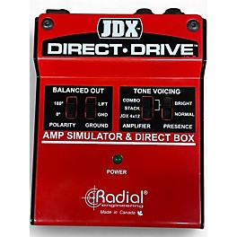 Used 2020s Radial Engineering JDX DIRECT DRIVE Effect Processor