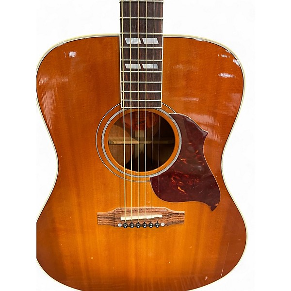 Used 2006 Gibson HUMMINGBIRD ARTIST Dark Cherry Burst Acoustic Electric Guitar