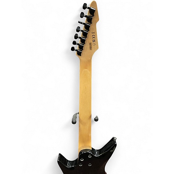 Used Gear4music HARLEM 7 STRING GUITAR Trans Brown Solid Body Electric Guitar