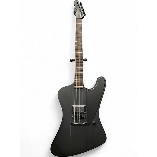 Used ESP LTD Black Metal Phoenix Black Solid Body Electric Guitar