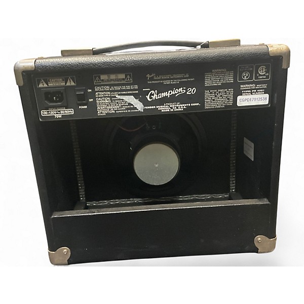 Used Fender Champion 20 Guitar Combo Amp