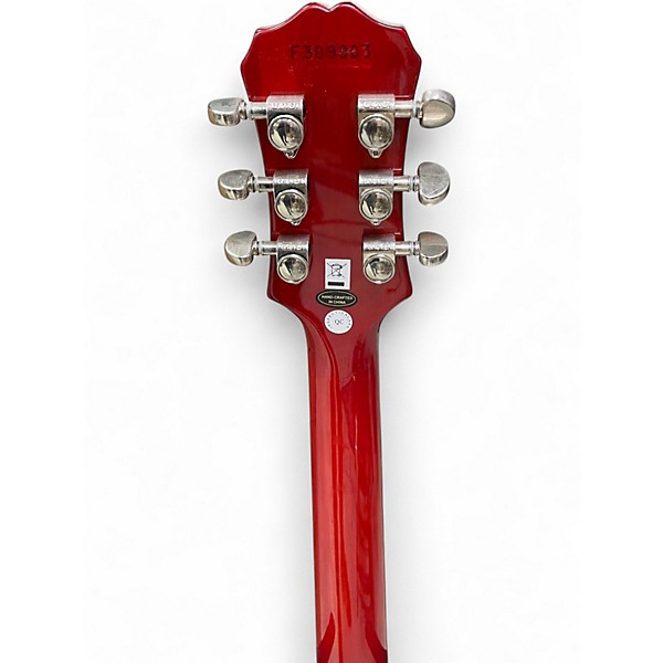 Used 1999 Epiphone  60's Tribute Les Paul Faded Cherry Solid Body Electric Guitar