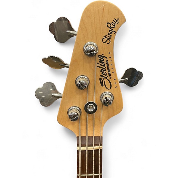 Used Ernie Ball Music Man Stingray SUB SERIES Blue Electric Bass Guitar