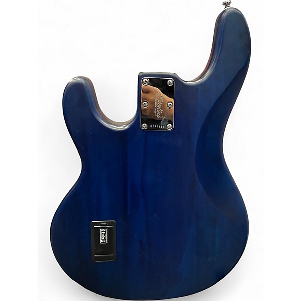 Used Ernie Ball Music Man Stingray SUB SERIES Blue Electric Bass Guitar