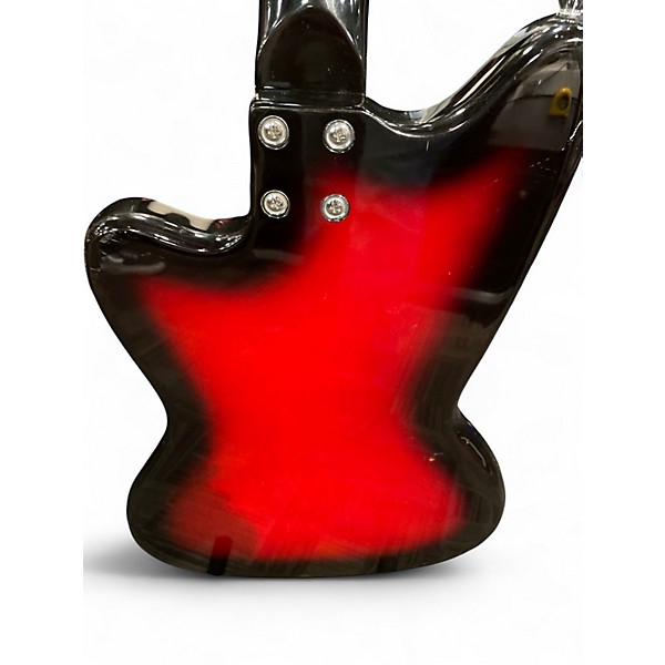 Used Silvertone Silhouette 2 Color Sunburst Solid Body Electric Guitar