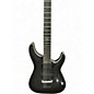 Used Schecter Guitar Research C1 Platinum Trans Black Solid Body Electric Guitar