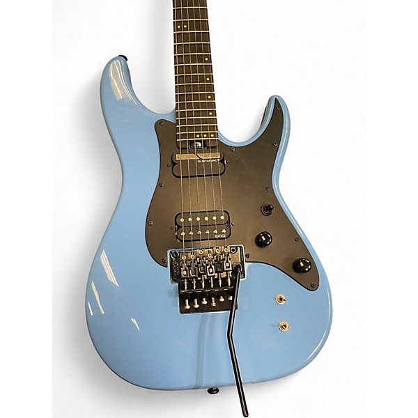 Used Schecter Guitar Research SUN VALLEY SUPER SHREDDER Pelham Blue Solid Body Electric Guitar