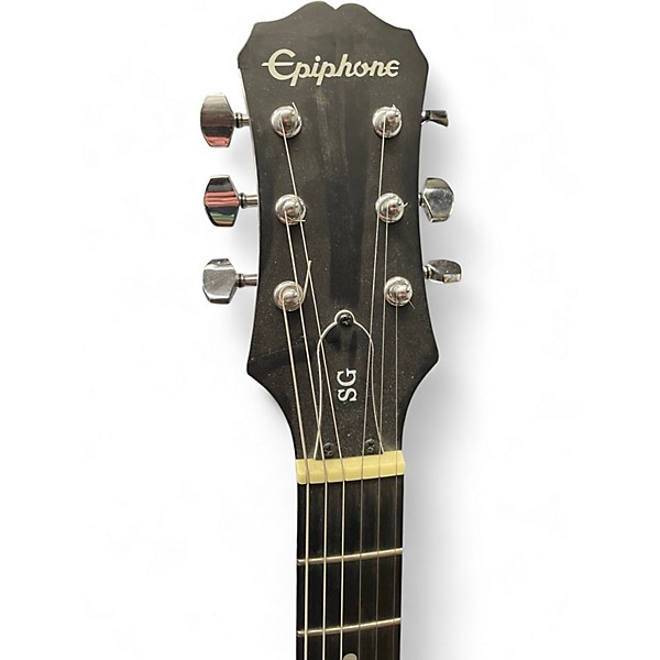 Used Epiphone SG Special Bolt On Flat Black Solid Body Electric Guitar
