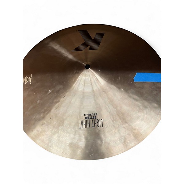 Used Zildjian 15in K Light Hi Hat Pair Cymbal