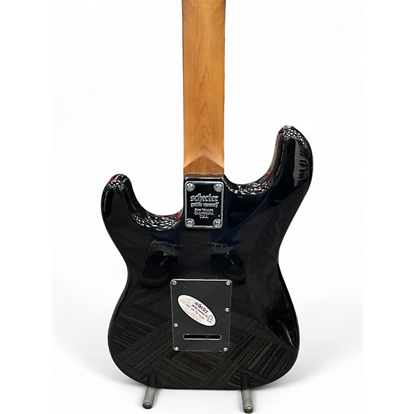 Used Schecter Guitar Research DIAMOND SERIES NICK JOHNSON Black Solid Body Electric Guitar