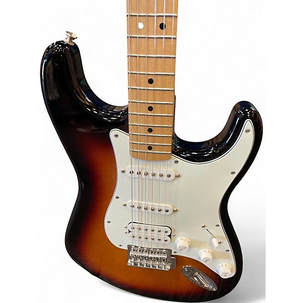 Used Fender Standard Stratocaster Brown Sunburst Solid Body Electric Guitar