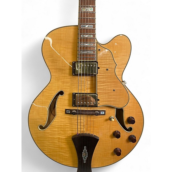 Used Ibanez af105-nt Natural Hollow Body Electric Guitar