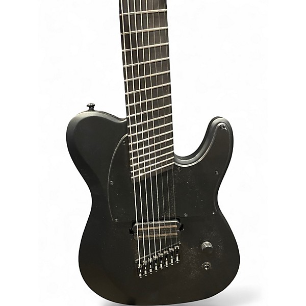 Used Schecter Guitar Research PT-8 MS Black Ops Satin Black Solid Body Electric Guitar
