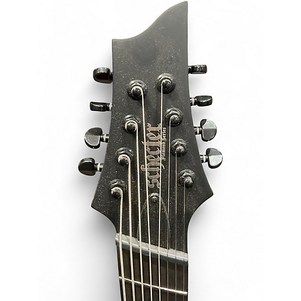 Used Schecter Guitar Research PT-8 MS Black Ops Satin Black Solid Body Electric Guitar
