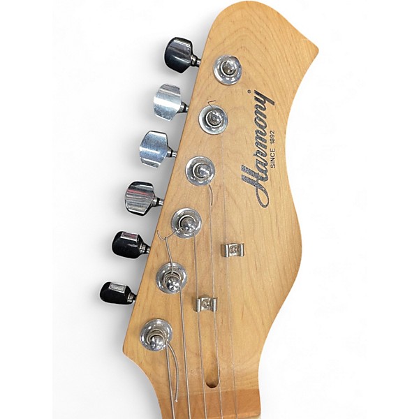 Used Harmony Solid Body Electric Guitar 2 Tone Sunburst Solid Body Electric Guitar