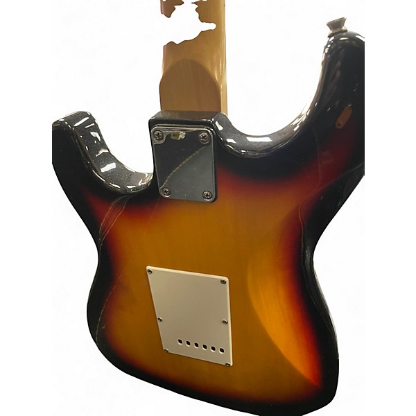 Used Harmony Solid Body Electric Guitar 2 Tone Sunburst Solid Body Electric Guitar