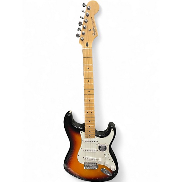 Used Harmony Solid Body Electric Guitar 2 Tone Sunburst Solid Body Electric Guitar