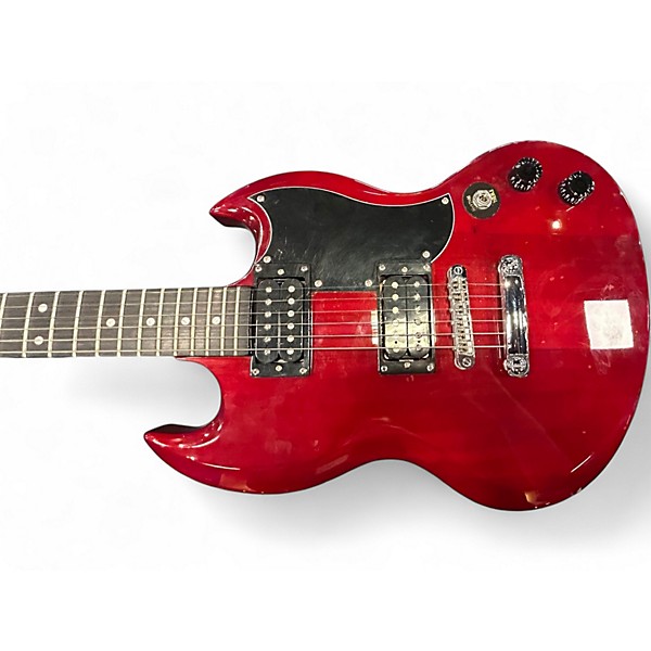 Used Harley Benton SG Cherry Solid Body Electric Guitar