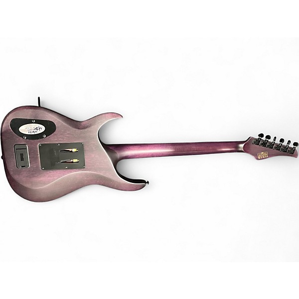 Used Schecter Guitar Research Banshee GT FR Trans Purple Solid Body Electric Guitar