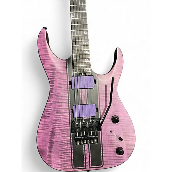 Used Schecter Guitar Research Banshee GT FR Trans Purple Solid Body Electric Guitar