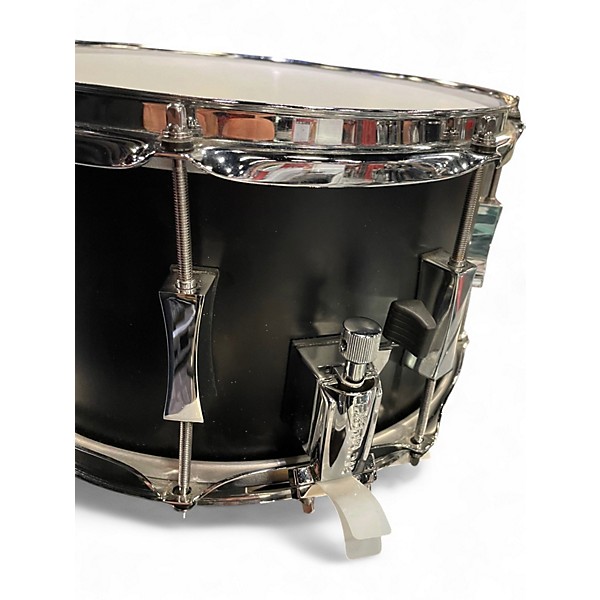 Used Pork Pie 7X12 Little Squealer Snare Black Drum