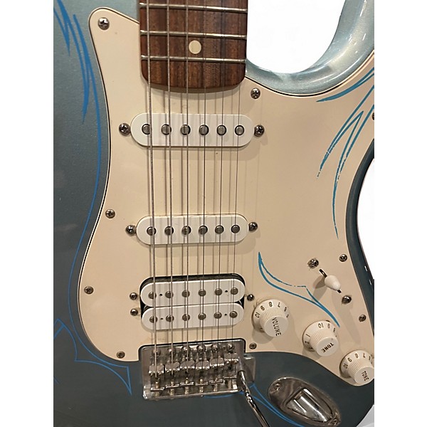 Used Fender Standard Stratocaster HSS Blue Agave Solid Body Electric Guitar