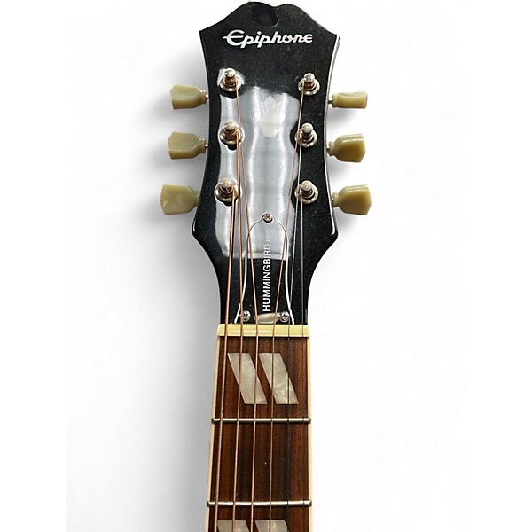 Used Epiphone Hummingbird EC Studio Dark Burst Acoustic Electric Guitar