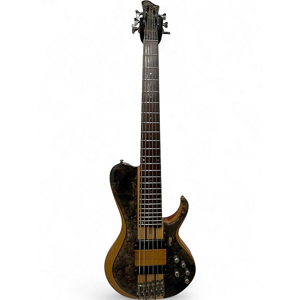 Used Ibanez BTB846SC Trans Black Electric Bass Guitar