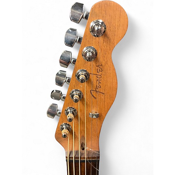 Used Fender Acoustasonic Player Telecaster Natural Acoustic Electric Guitar