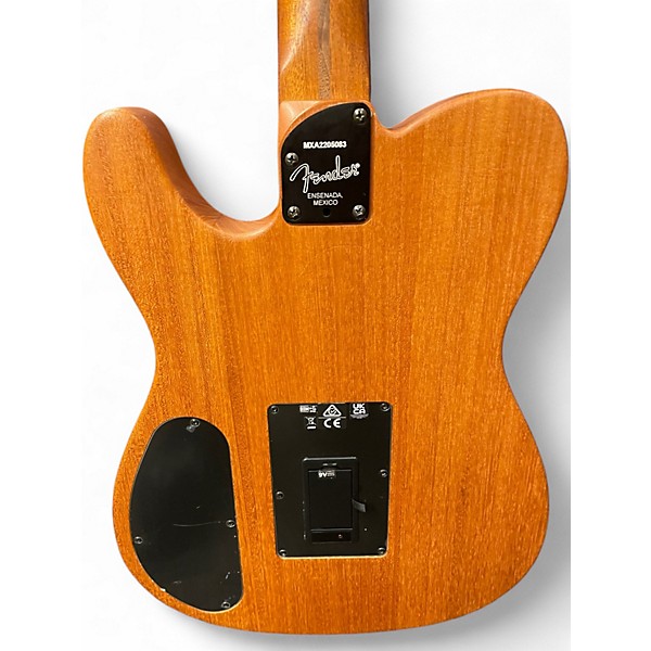 Used Fender Acoustasonic Player Telecaster Natural Acoustic Electric Guitar