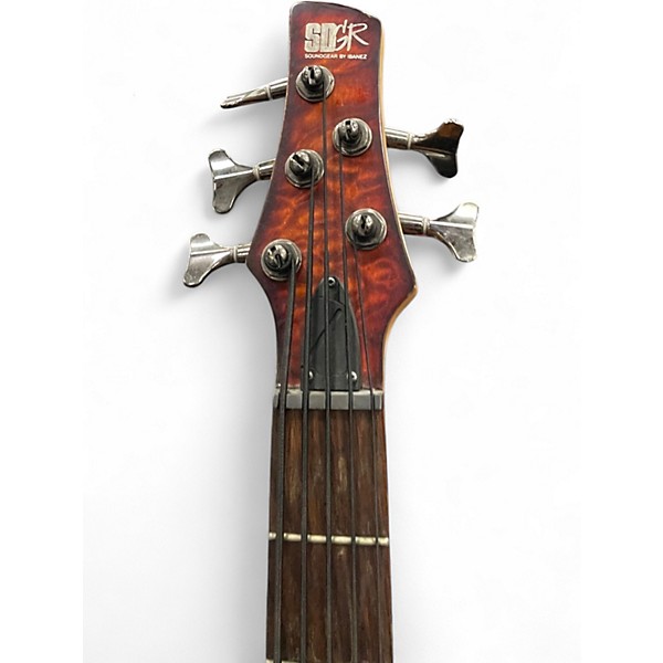 Used Ibanez SR405GM 3 Color Sunburst Electric Bass Guitar