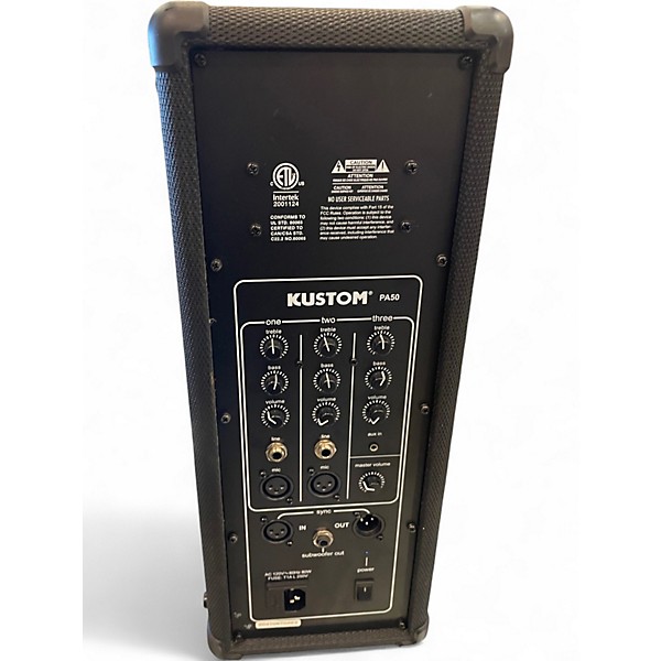 Used Kustom PA50 Powered Speaker