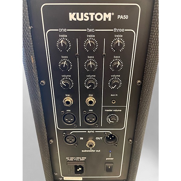 Used Kustom PA50 Powered Speaker