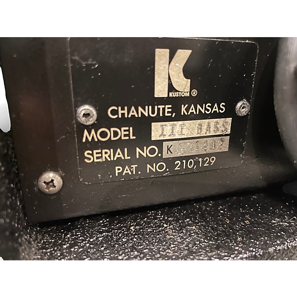 Used Kustom III BASS Bass Amp Head