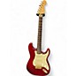 Used Squier Pro Tone Stratocaster transparent red Solid Body Electric Guitar thumbnail