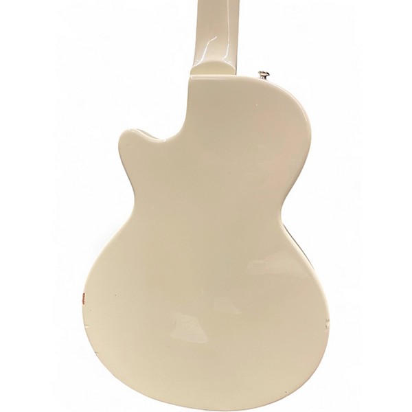 Used Agile Single Cut Alpine White Solid Body Electric Guitar