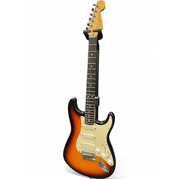 Used Fender American Ultra Stratocaster HSS 2 Tone Sunburst Solid Body Electric Guitar
