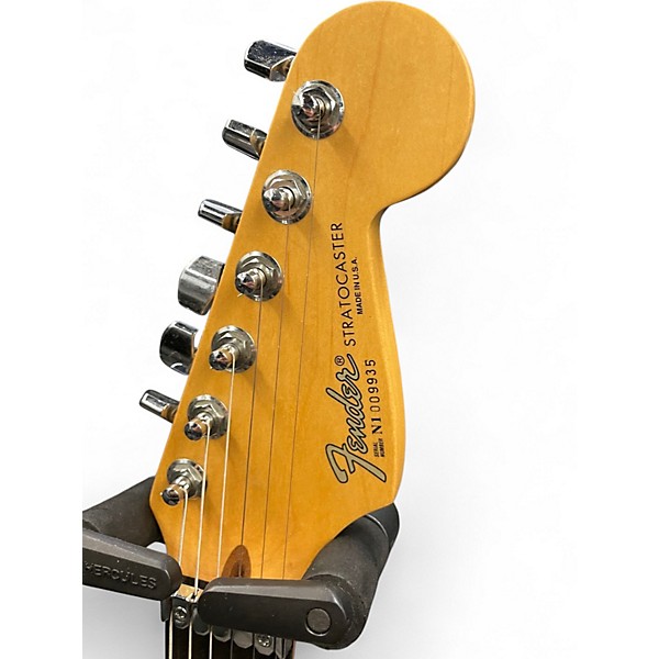 Used Fender American Ultra Stratocaster HSS 2 Tone Sunburst Solid Body Electric Guitar