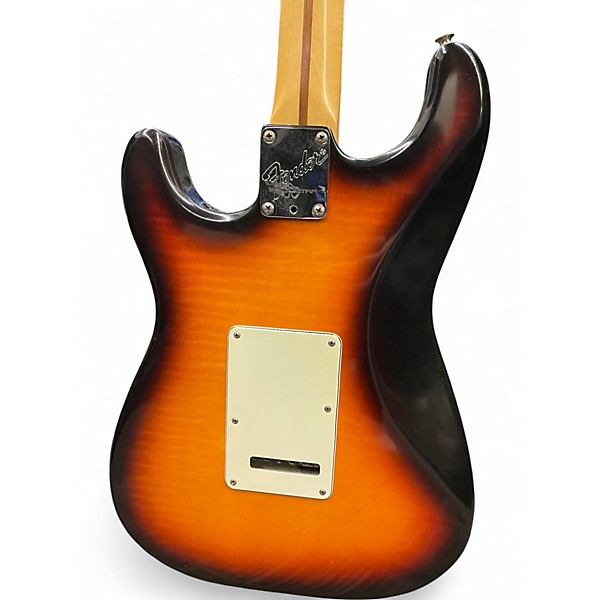 Used Fender American Ultra Stratocaster HSS 2 Tone Sunburst Solid Body Electric Guitar