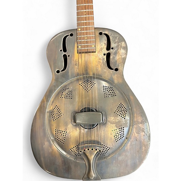 Used Dean Heirloom Tin Resonator Guitar