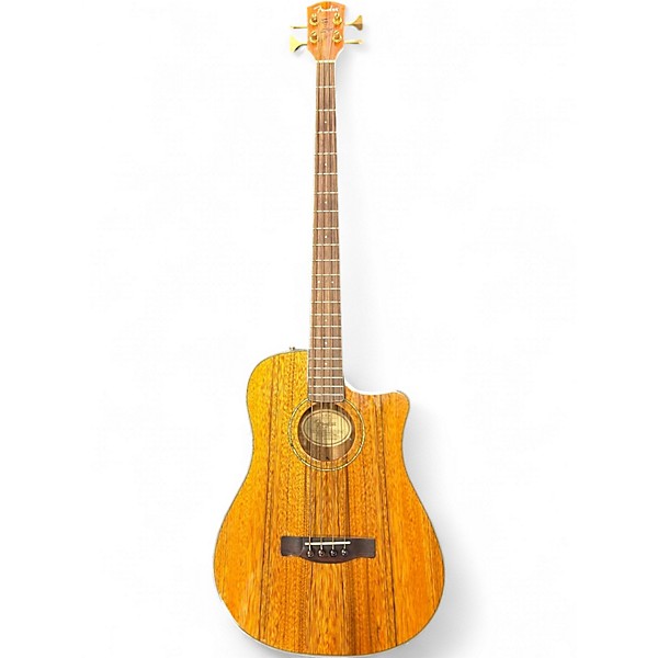 Used Fender VB NAT Natural Acoustic Bass Guitar