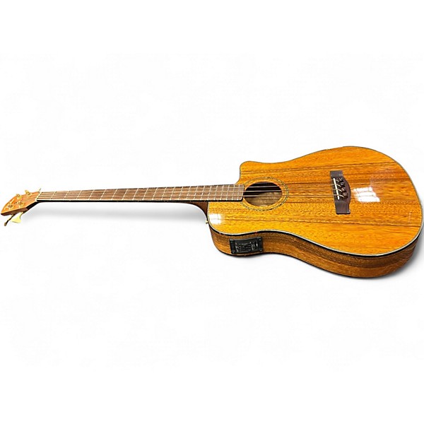 Used Fender VB NAT Natural Acoustic Bass Guitar