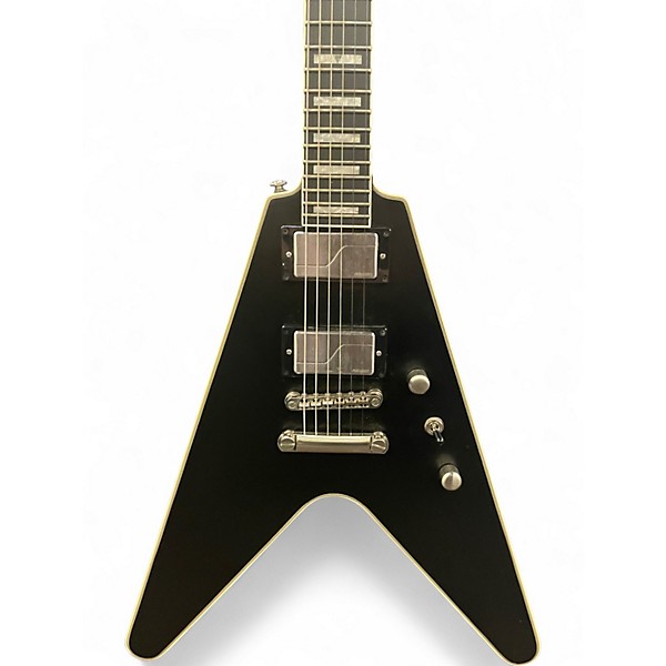 Used Epiphone Flying V Prophecy Jet Black Solid Body Electric Guitar