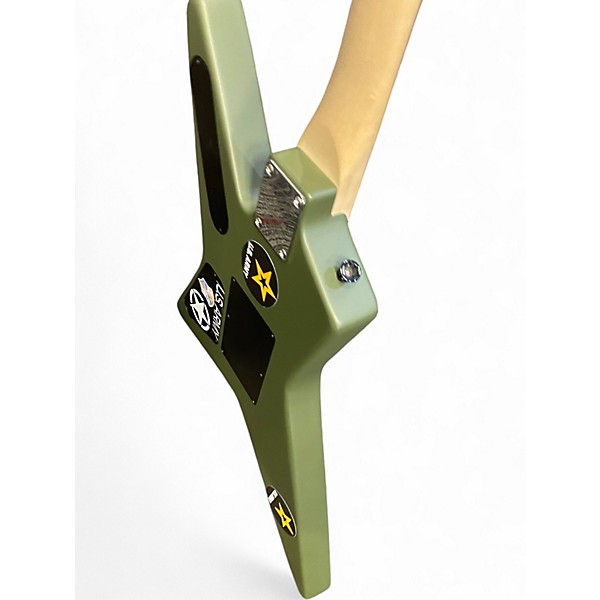 Used EVH Star Matte Army Green Solid Body Electric Guitar