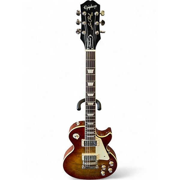 Used Epiphone Les Paul Standard '60s Quilt Washed Cherry Solid Body Electric Guitar